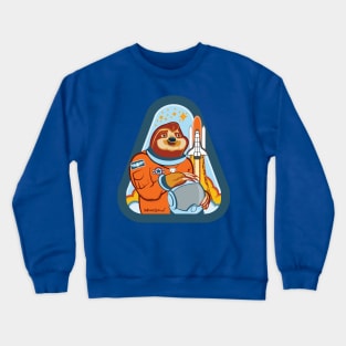 Space Sloth Hero Crewneck Sweatshirt